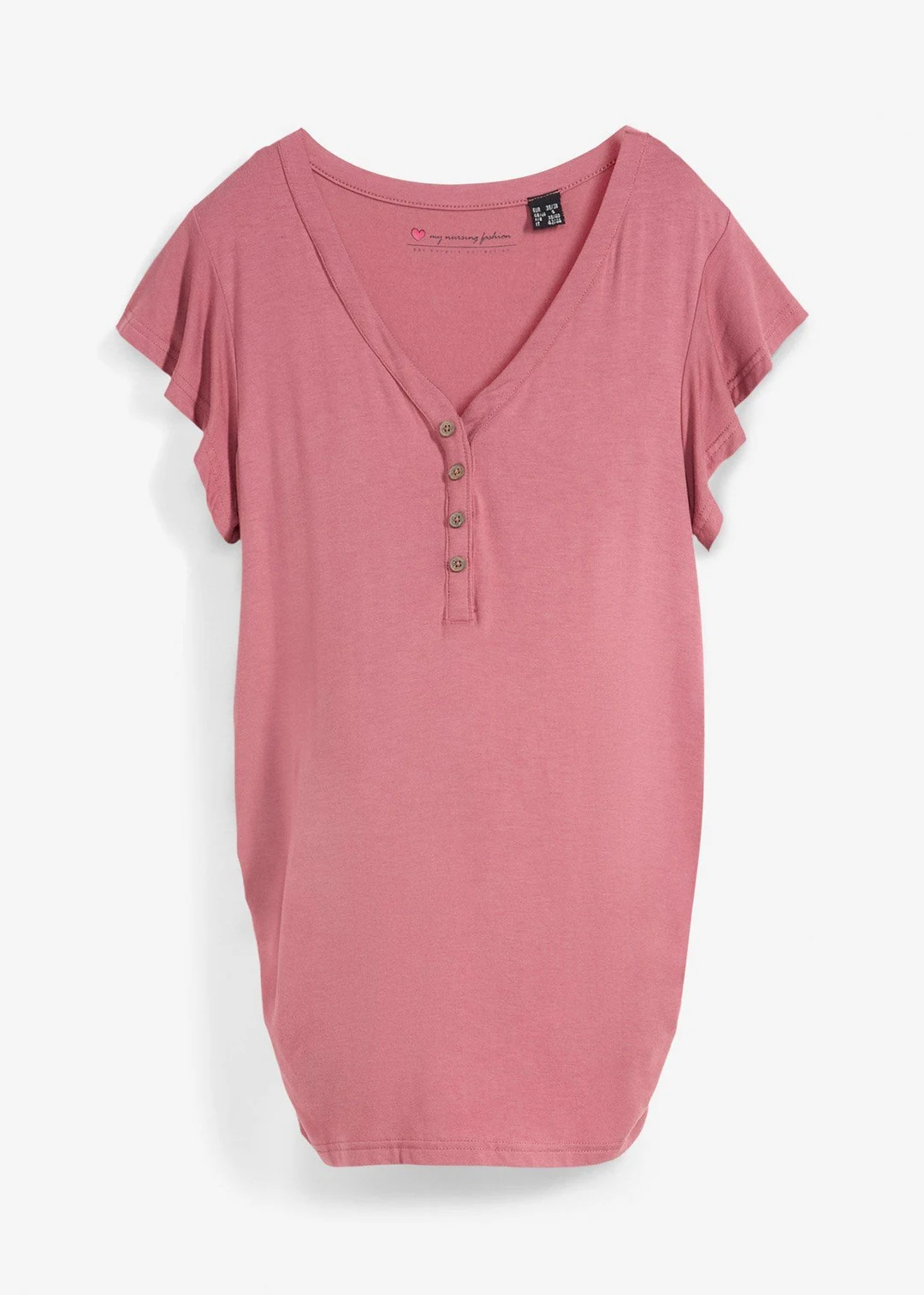 Blouse T-shirt de grossesse avec fonction allaitement avec viscose