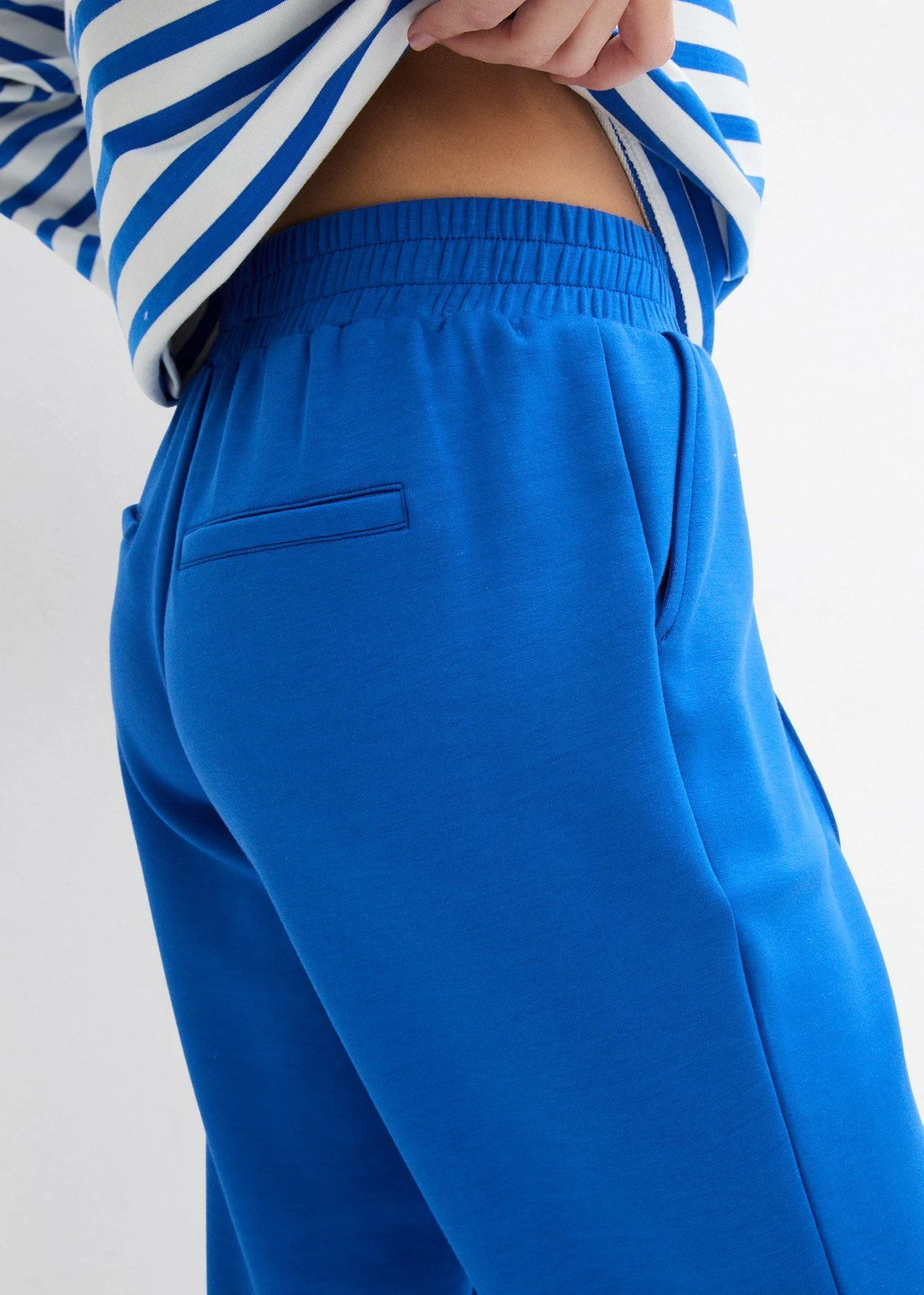 Pantalon de jogging en matière néoprène, taille élastiquée - 3