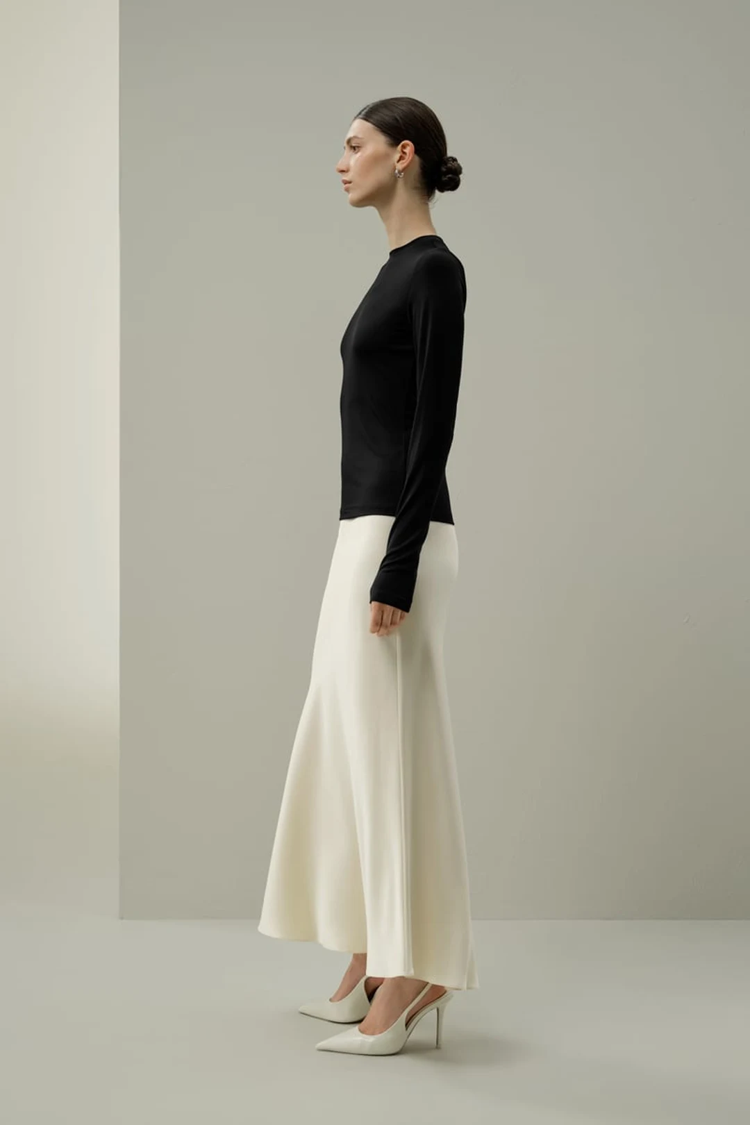 LILYSILK Haut Jersey Silk Breeze Noir XL - T-shirt Femme Soie Respirant Élégant et Confortable Manches Longues