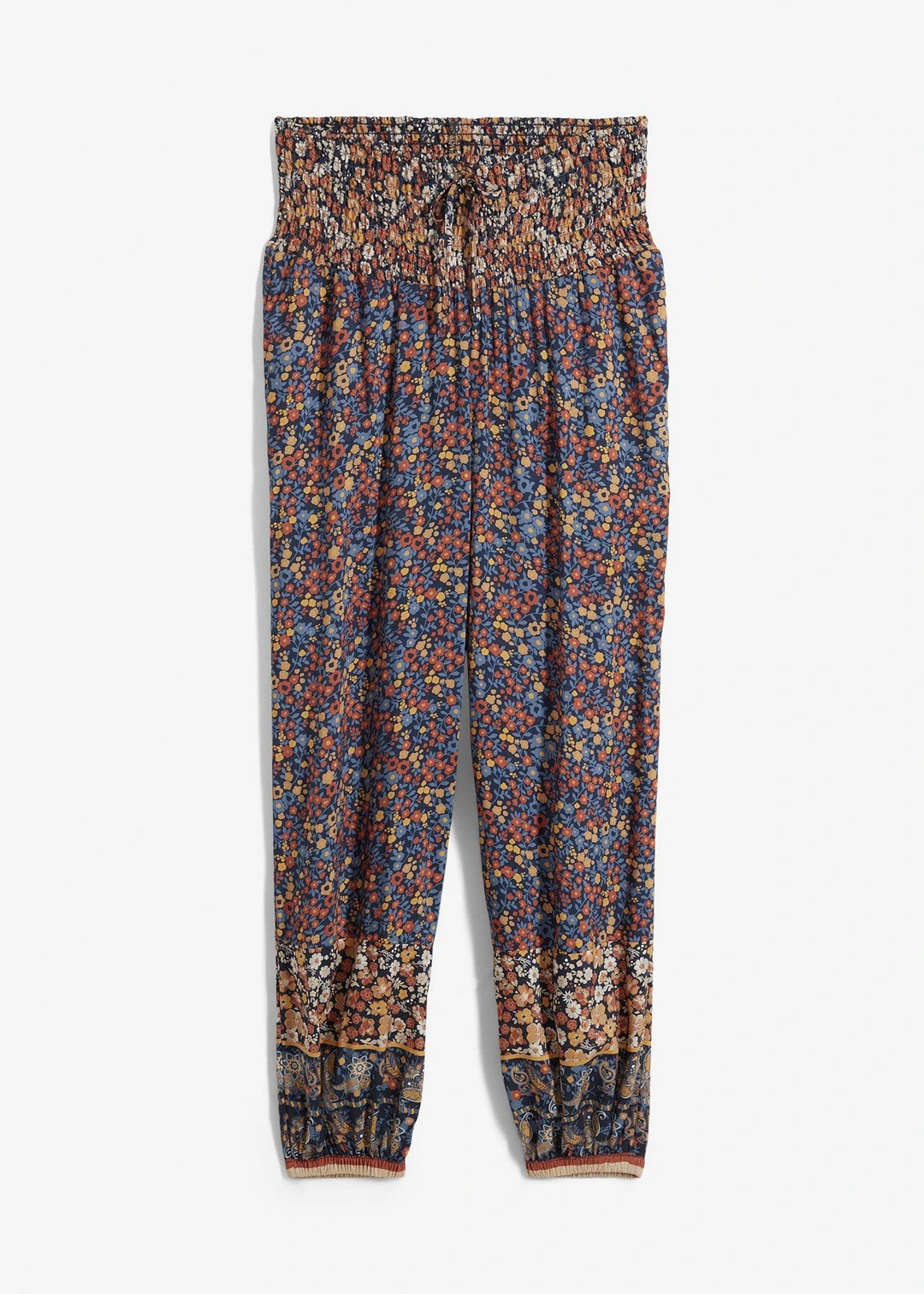 Pantalon jogger en viscose fluide