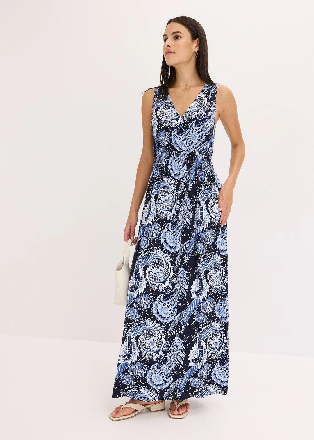 Robe longue en viscose douce et extensible - 2