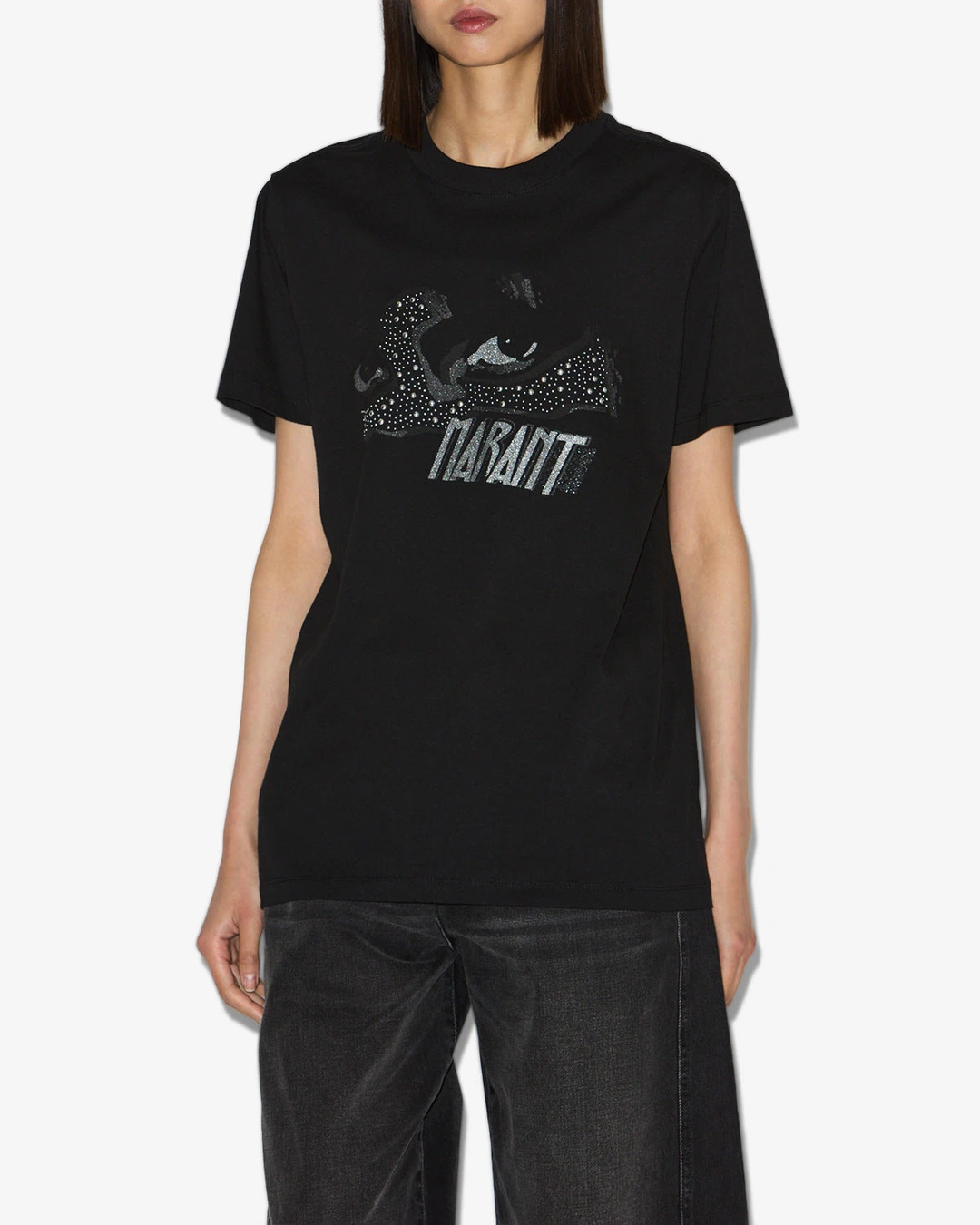 Tee Shirt Zoeline - Femme - Noir - Taille L - Marant Étoile