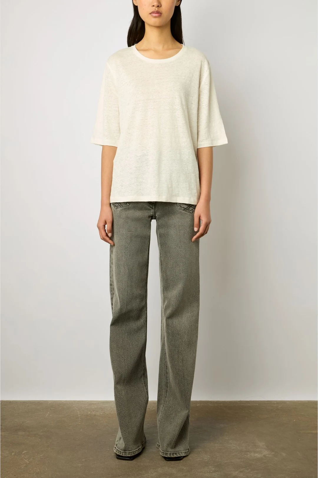 T-shirt au dos boutonné - MAGNOLIA - Vert - 5