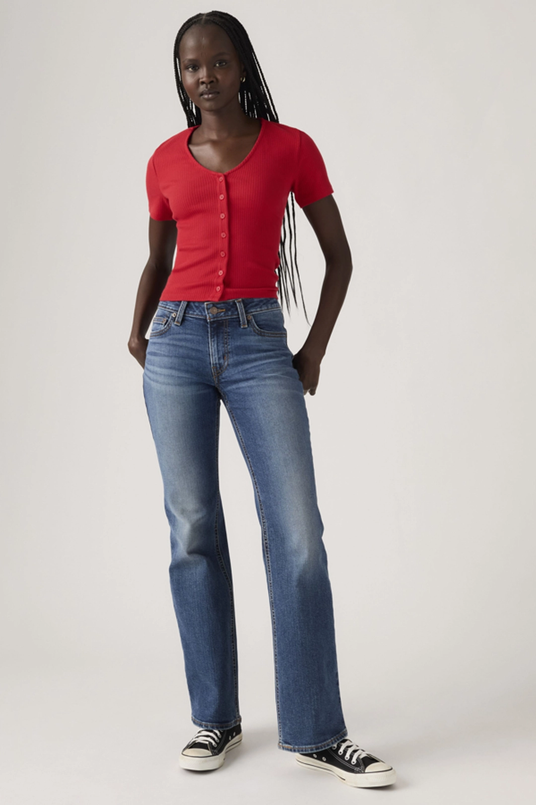 Levi's Jean Superlow Bootcut - Femme - Bleu / Medium Indigo Stonewash - 34X32