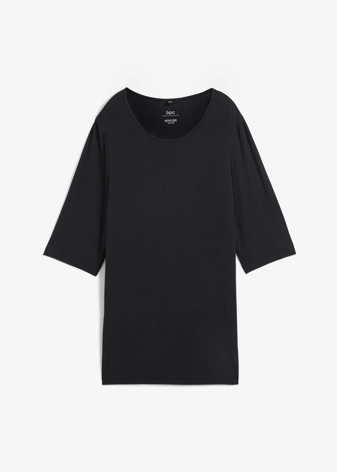 T-shirt long pratique avec fente, séchage rapide