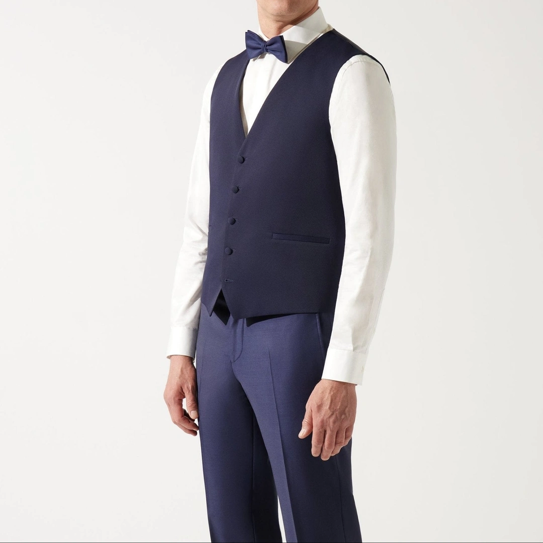 IZAC - Gilet de costume marine XLOSCO