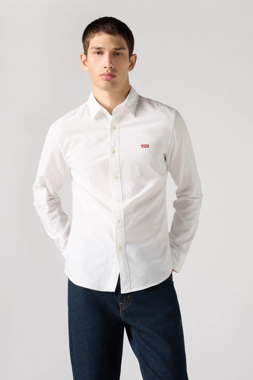 Levi's Chemise Battery Slim Housemark - Homme - Bleu / Naval Academy - XS