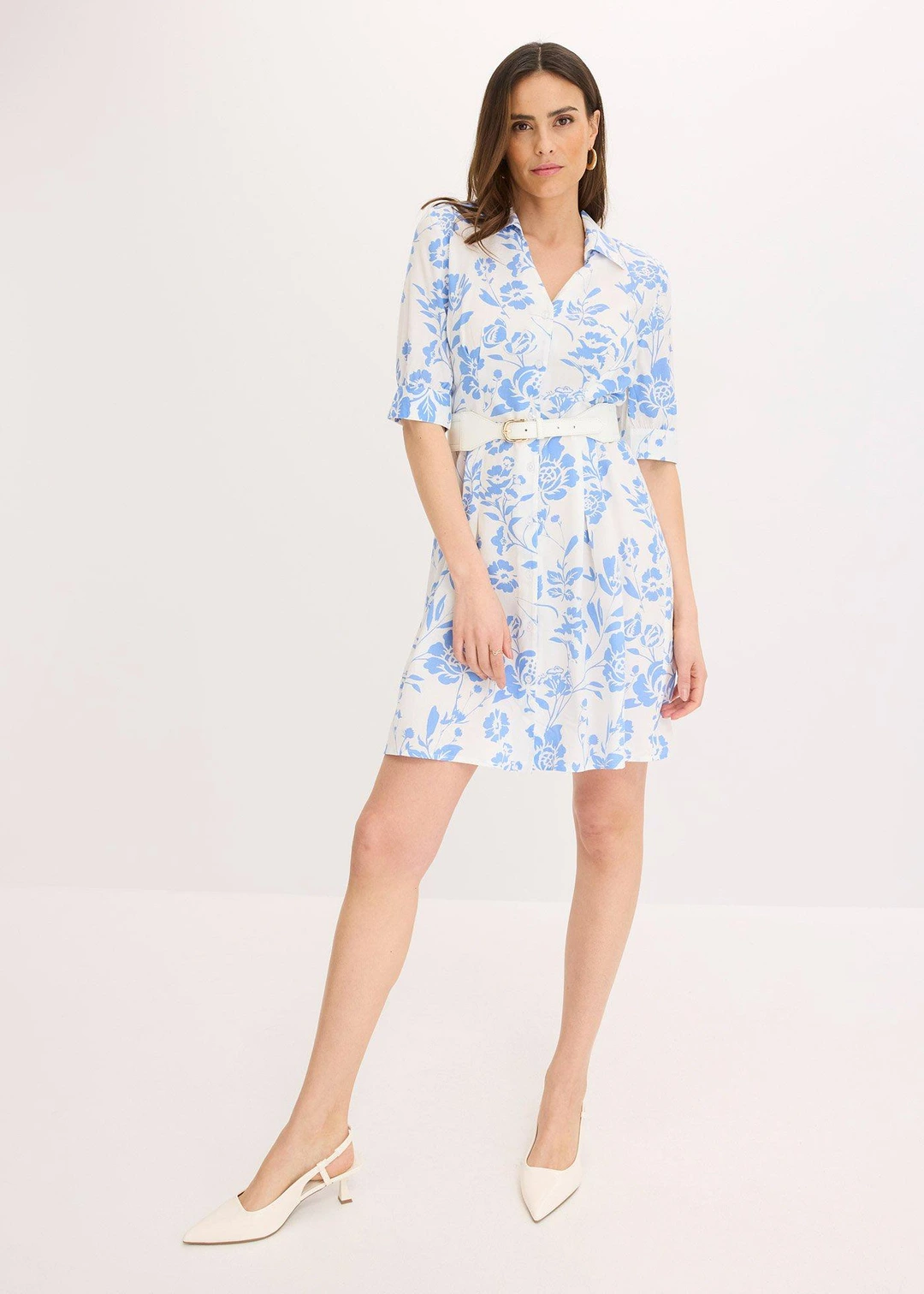 Robe-chemise en viscose fluide - 2