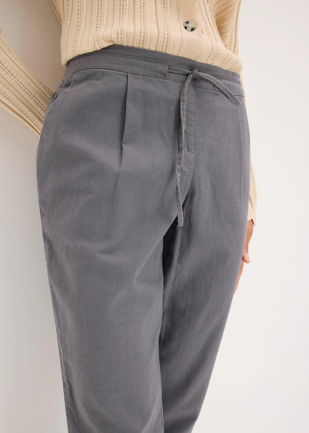 Pantalon en lin mélangé - 3