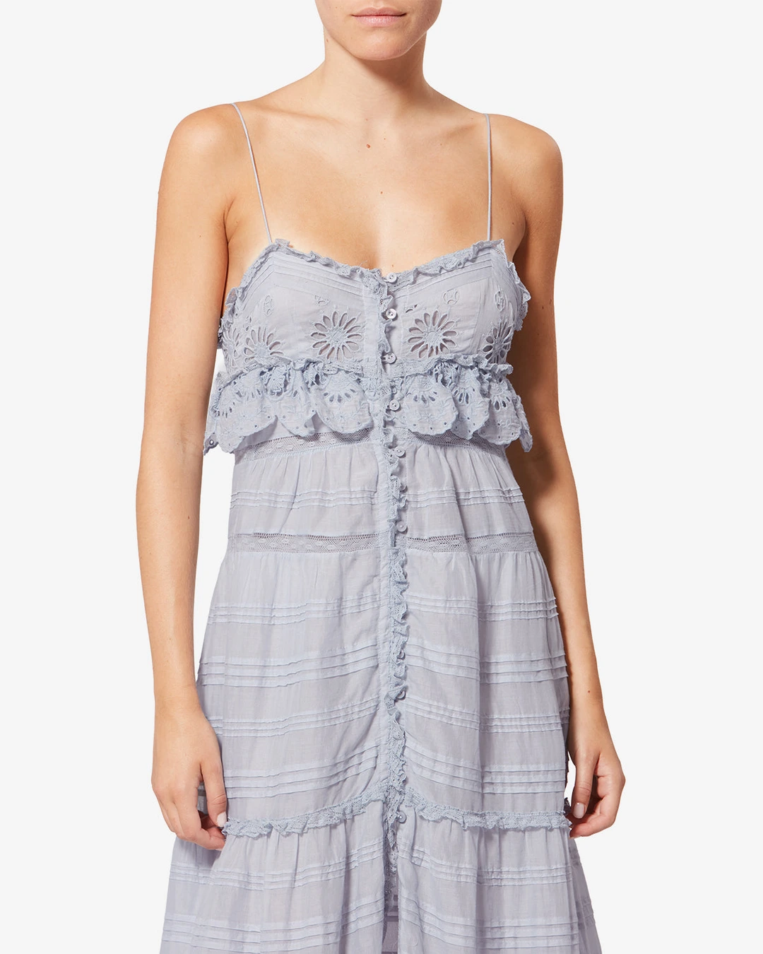 Robe Paule - Femme - Bleu Clair - Taille 42 - Marant Étoile - 5