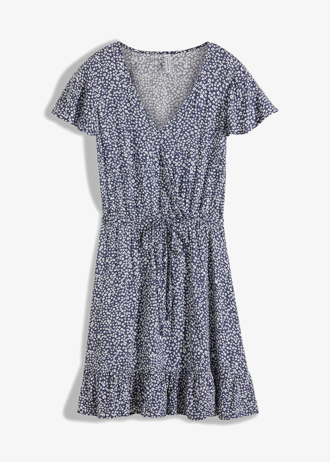 Robe courte en viscose