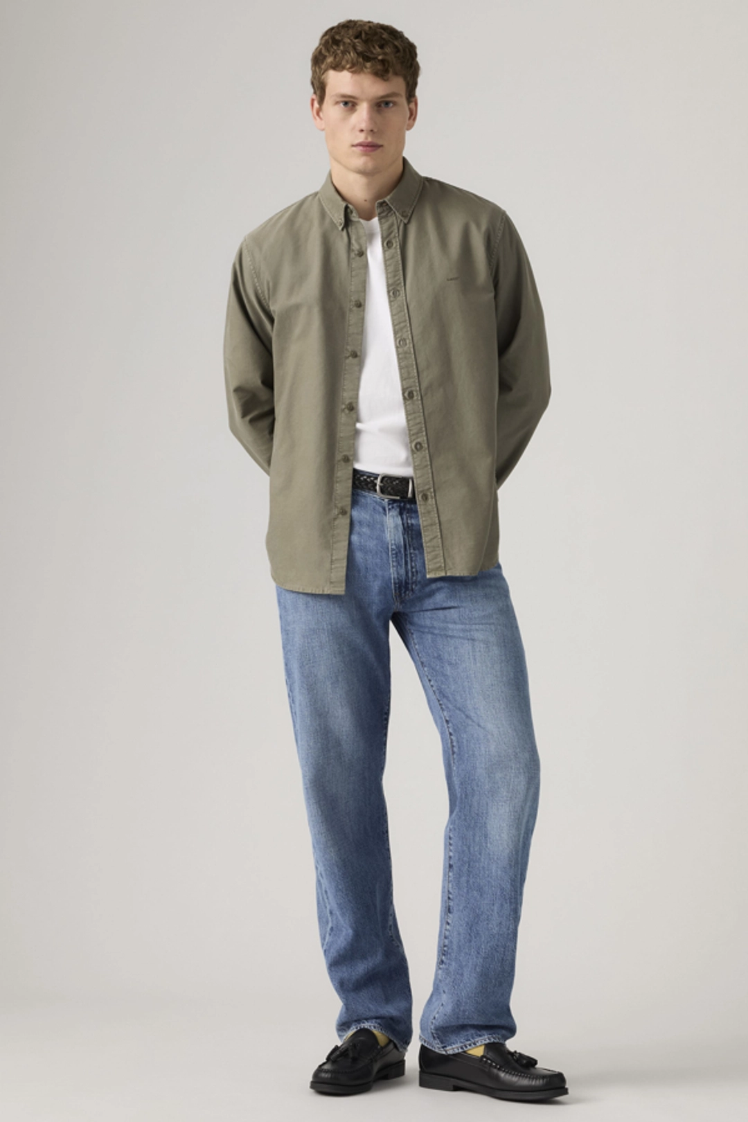 Levi's Jean 555 Relaxed Straight - Homme - Bleu / Welcome To The Game - 40X32