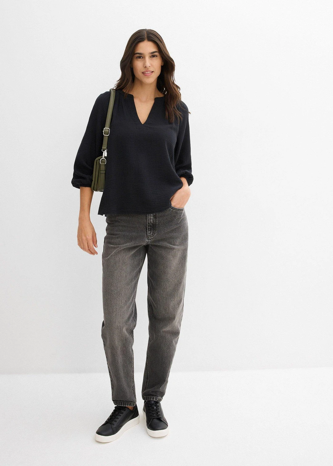 Blouse oversize en gaze de coton - 2