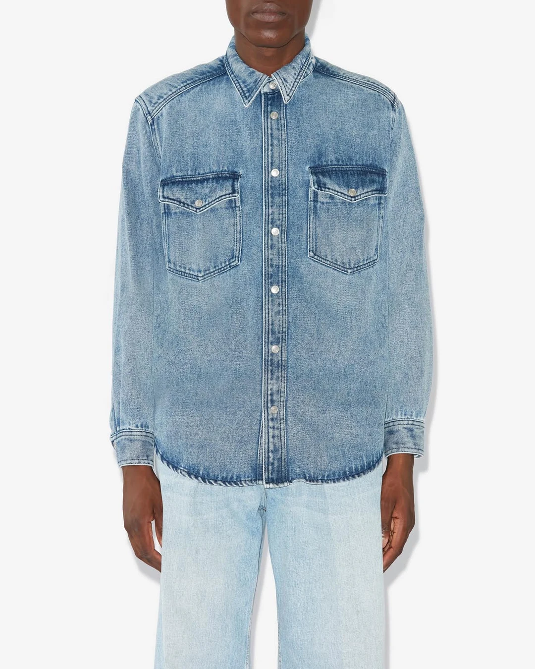 Chemise Tailly - Homme - Bleu Clair - Taille XL - 5