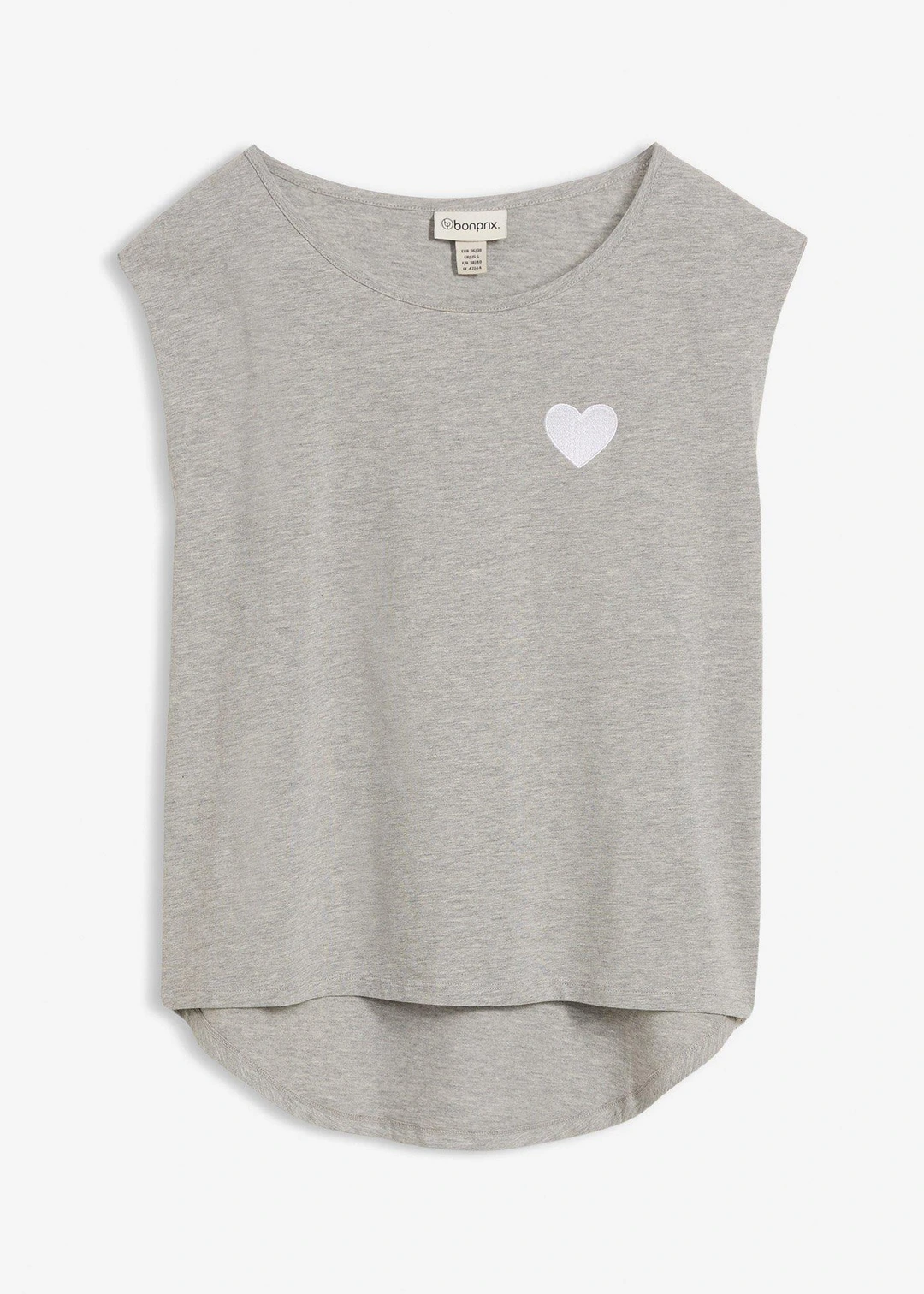 T-shirt fluide, plus long derrière