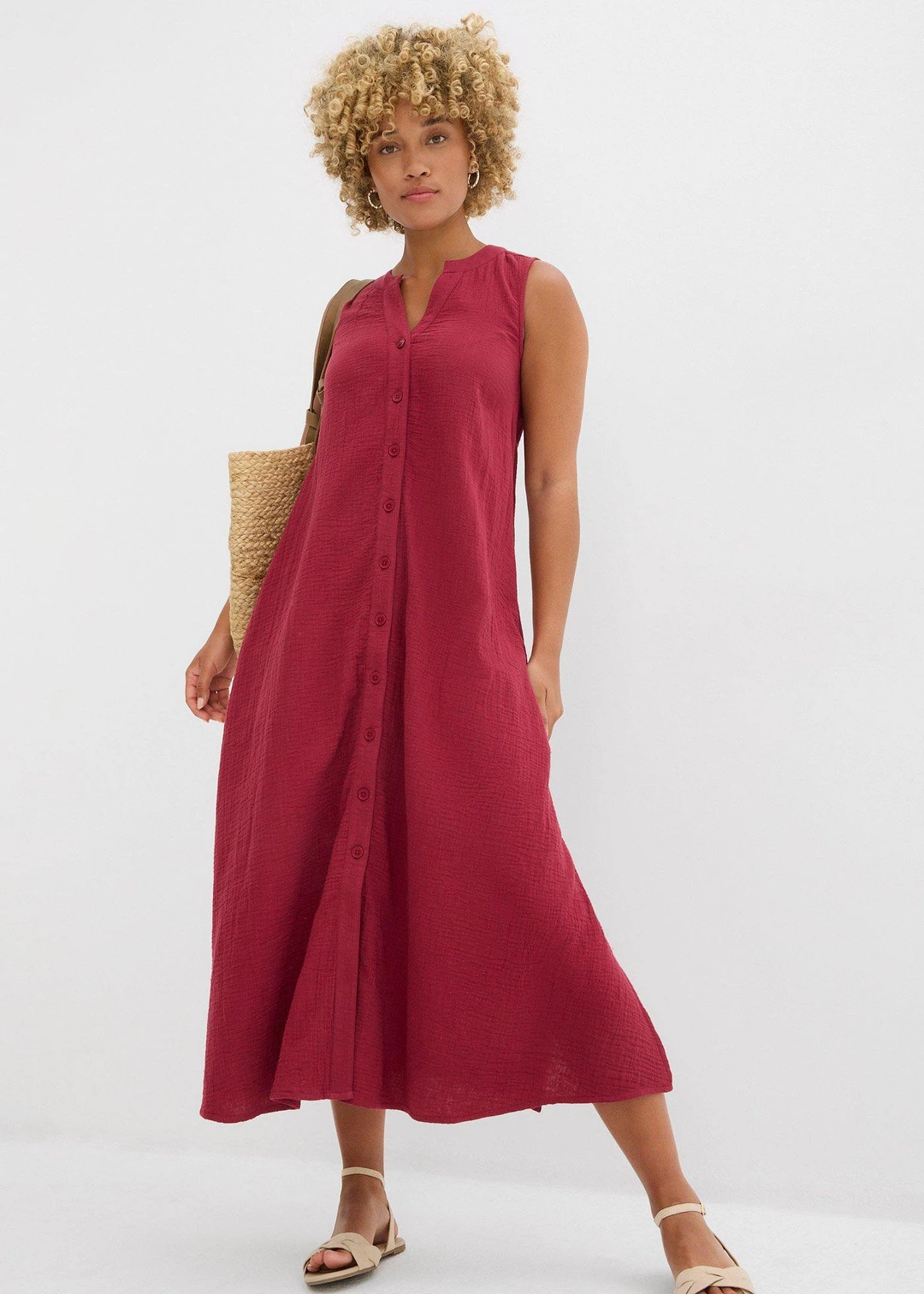 Robe blouse en gaze de coton - 2