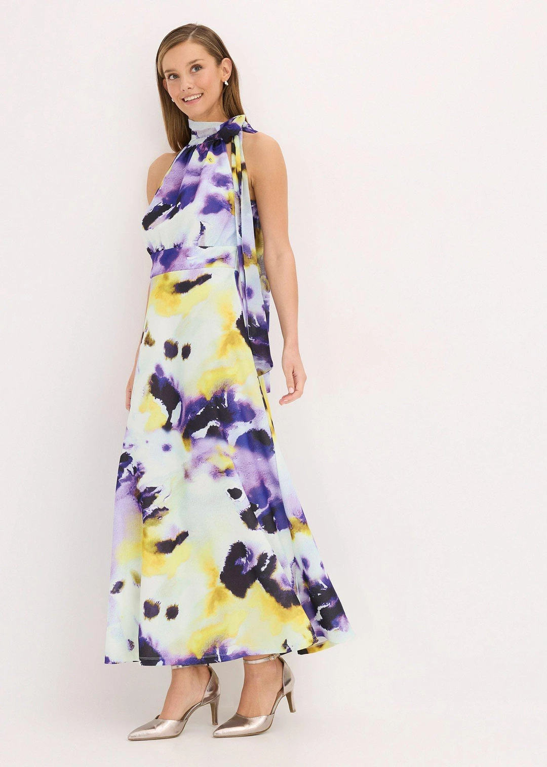 Robe longue en tissu néoprène épais - 2