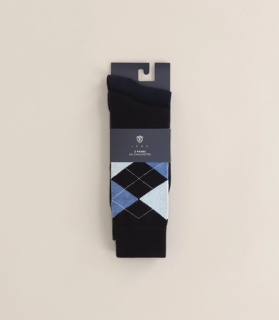 IZAC - Chaussettes fantaisie marine