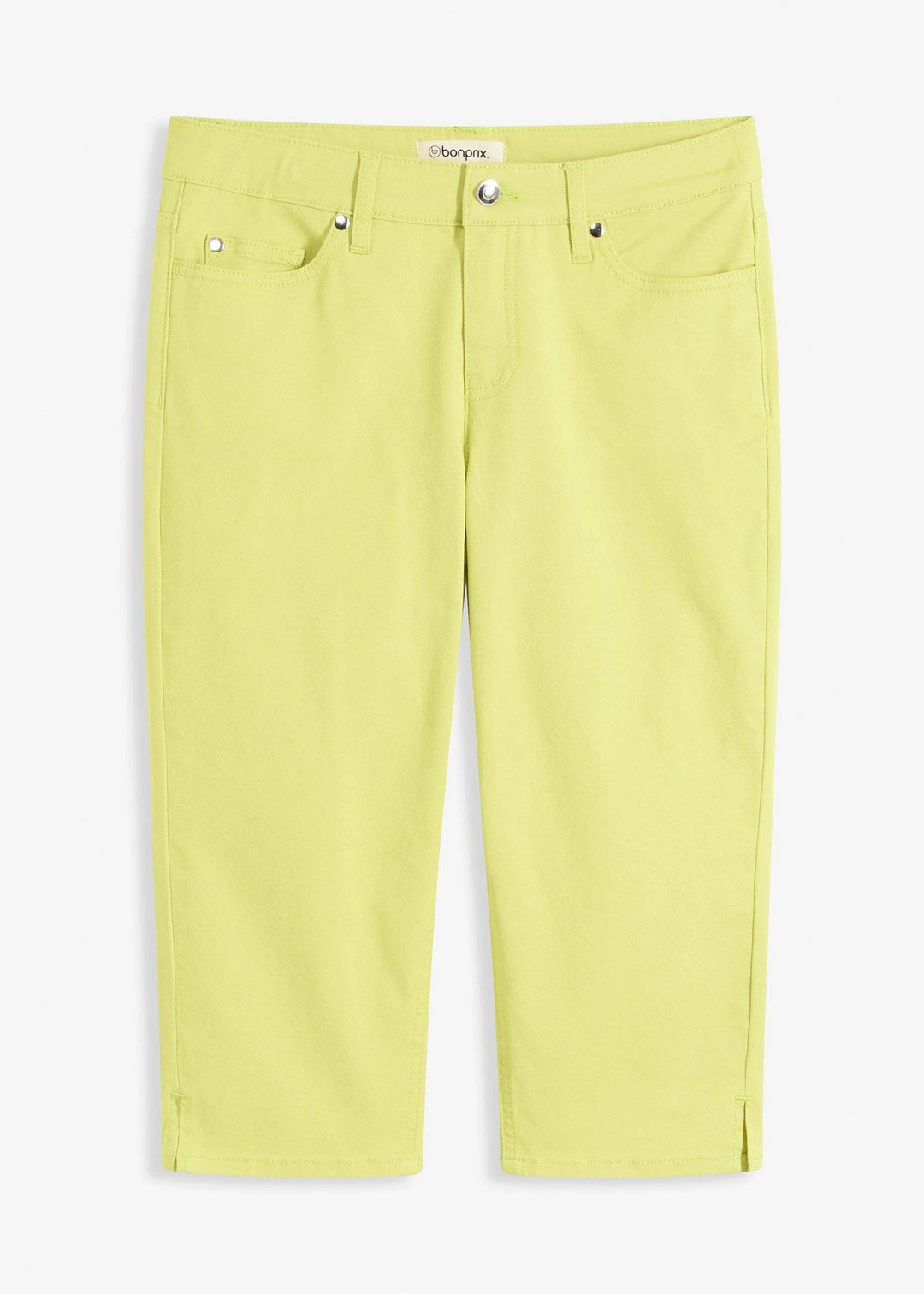 Pantalon corsaire à taille élastiquée