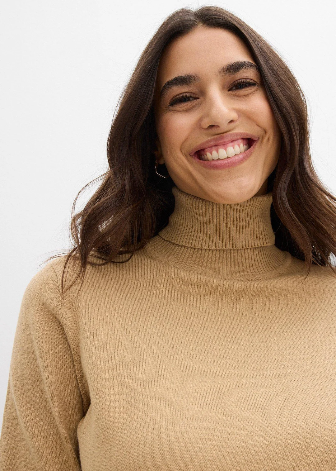 Pull col roulé en fine maille - 3
