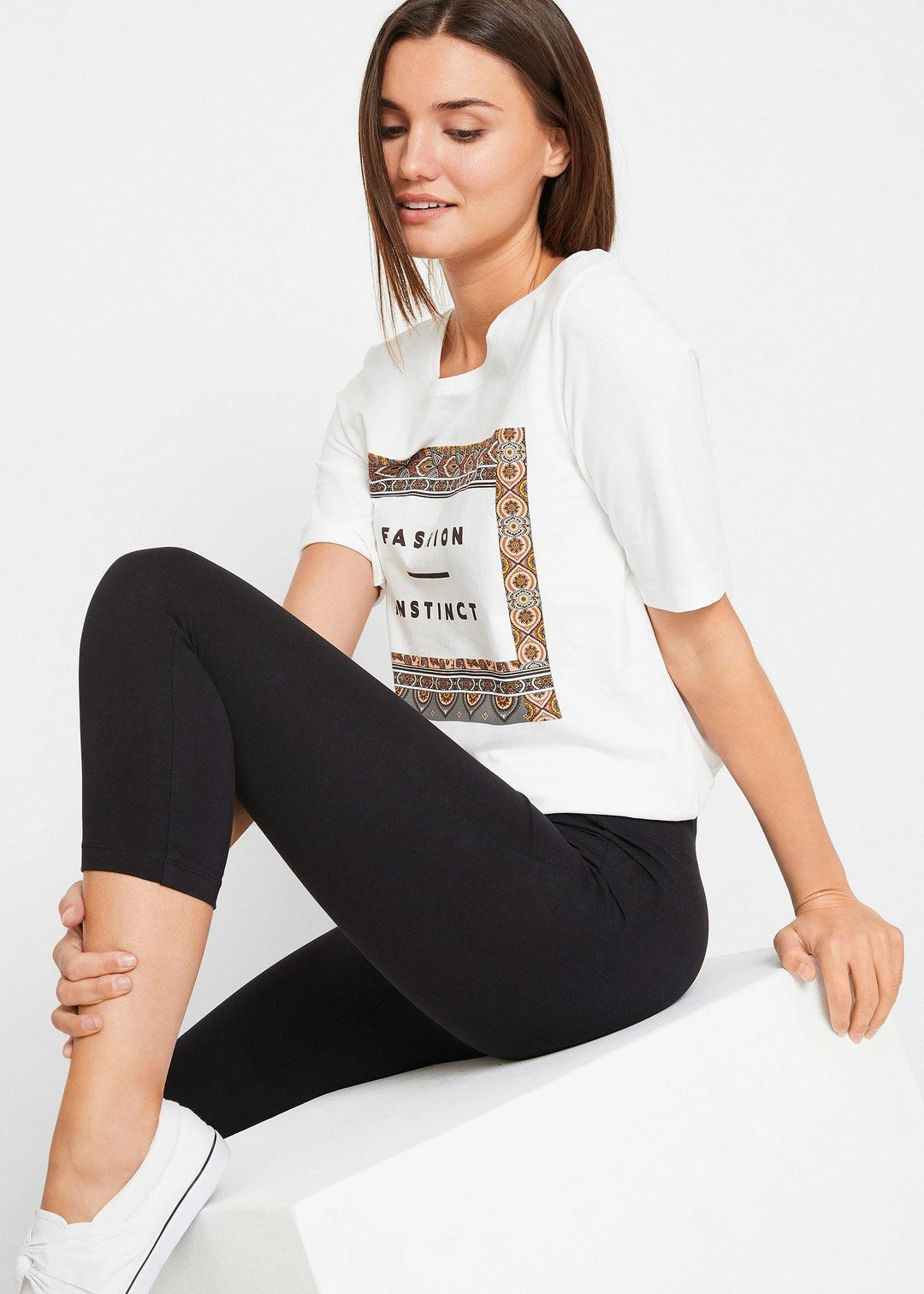 Legging corsaire à taille extensible - 3