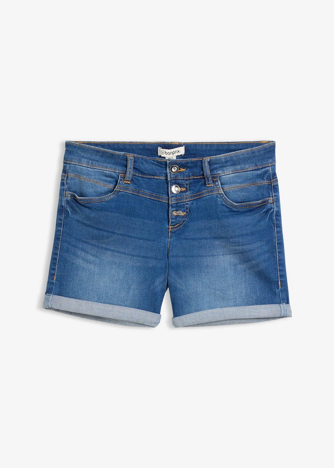 Short en jean taille mi-haute