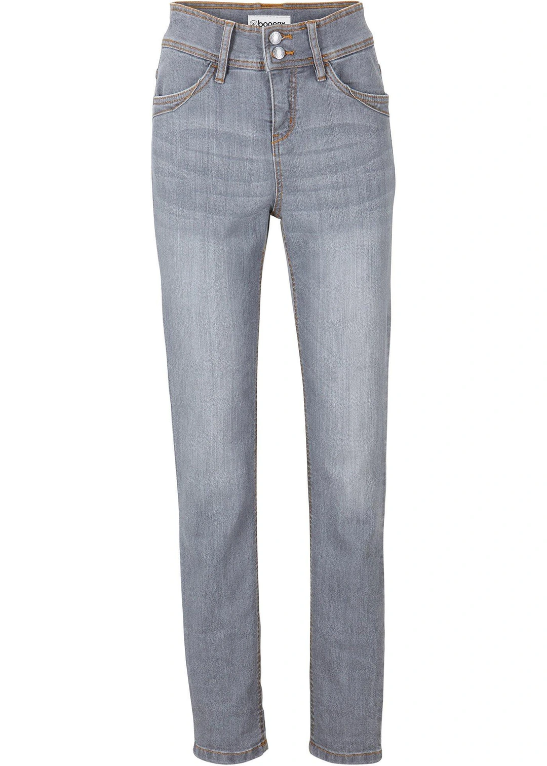 Jean slim taille haute, extensible et confortable