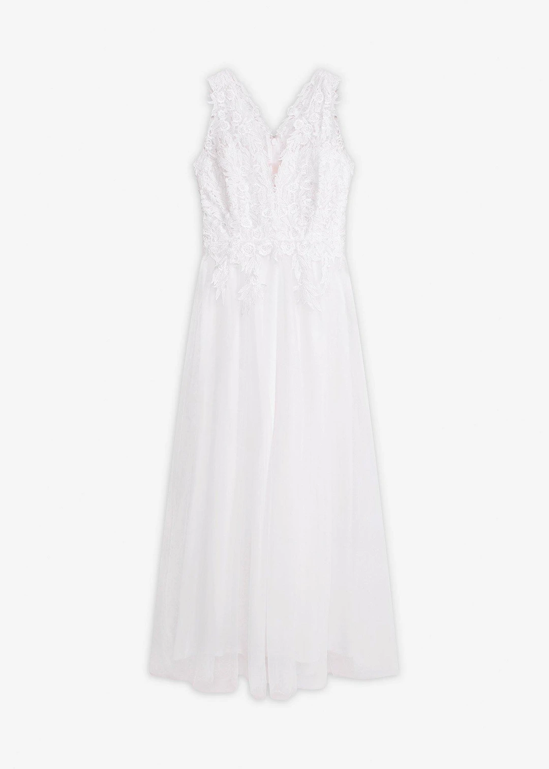 Robe de mariée en tulle et dentelle