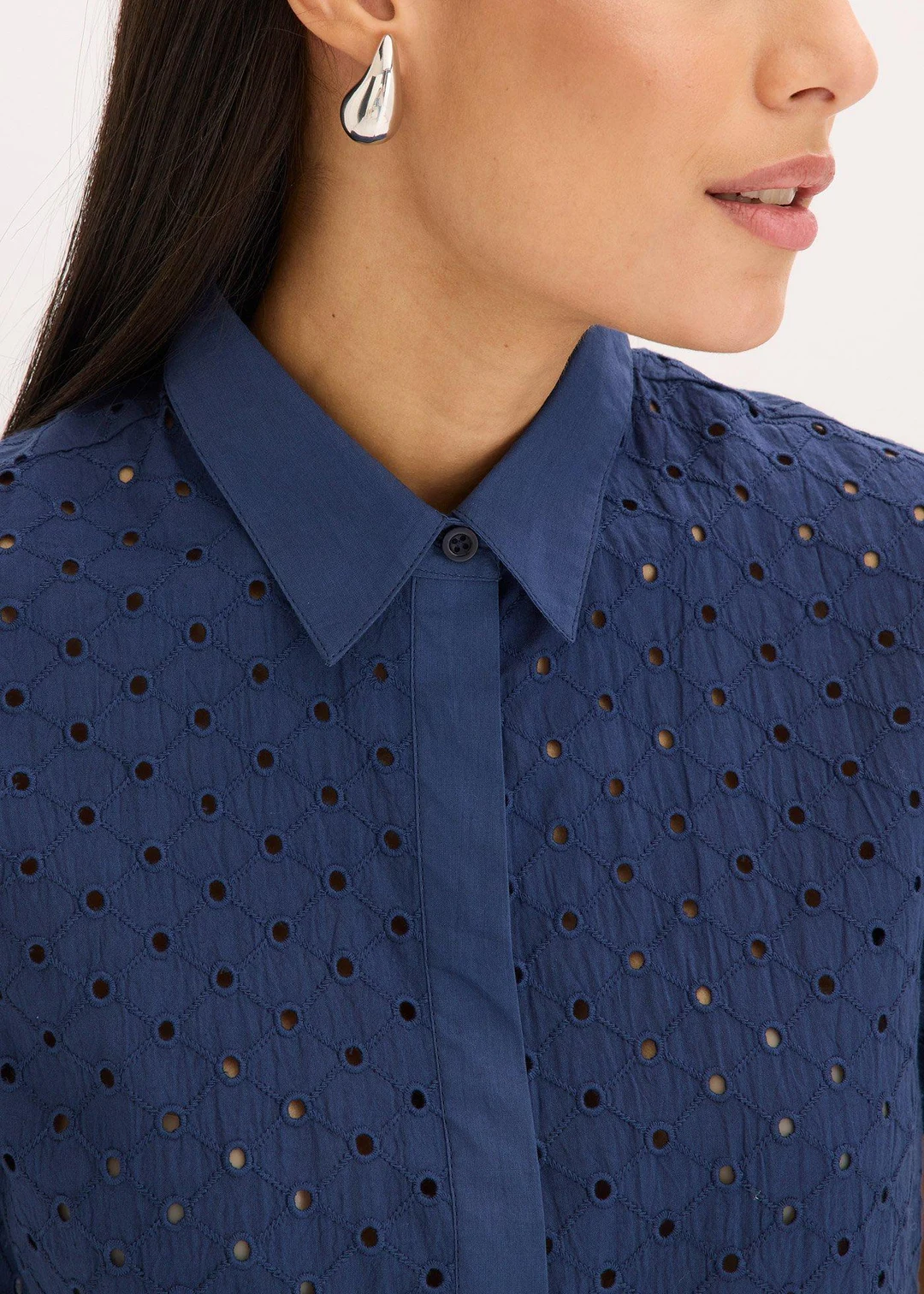 Chemisier à broderies anglaises - 3