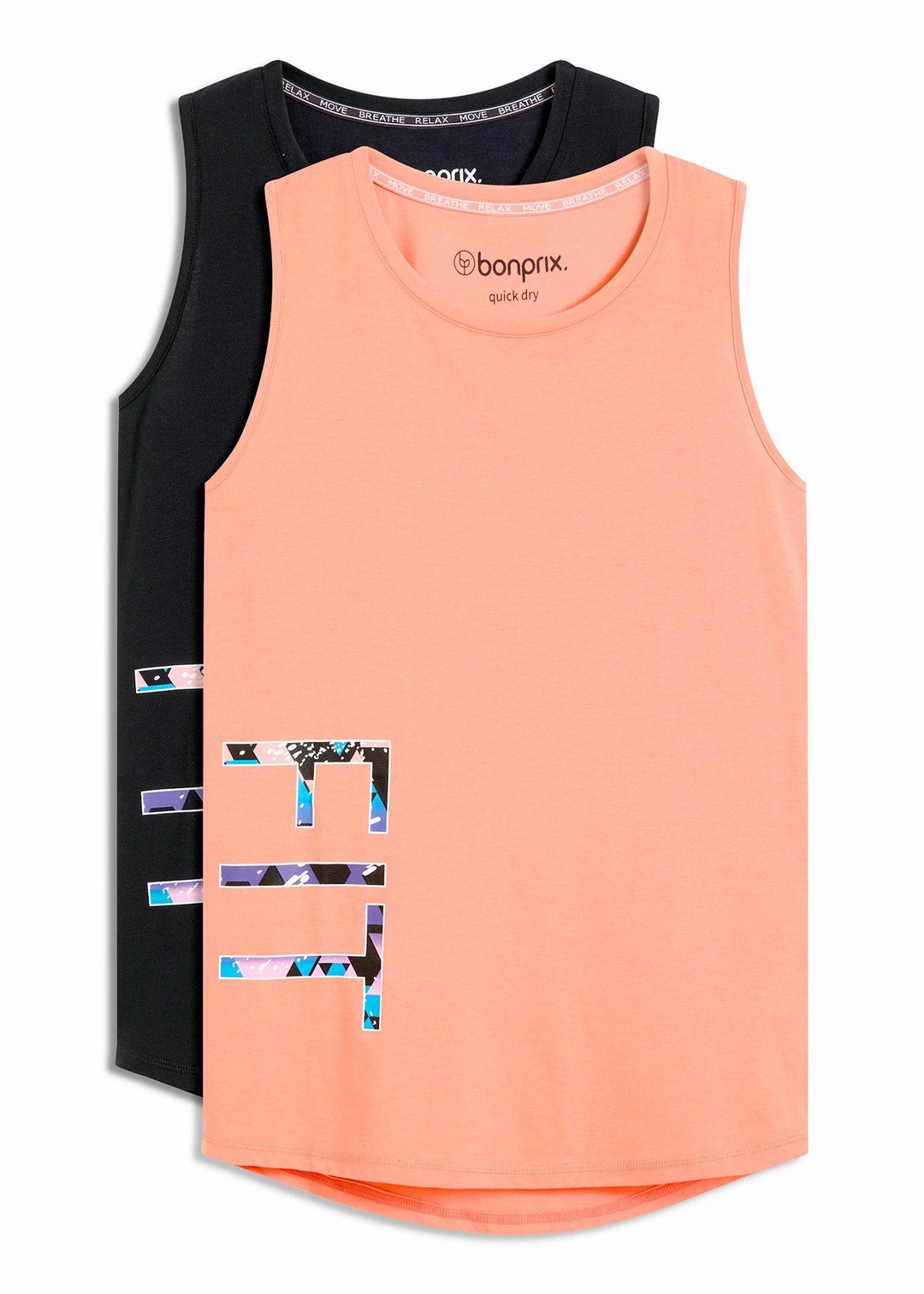 Lot de 2 T-shirts techniques à séchage rapide