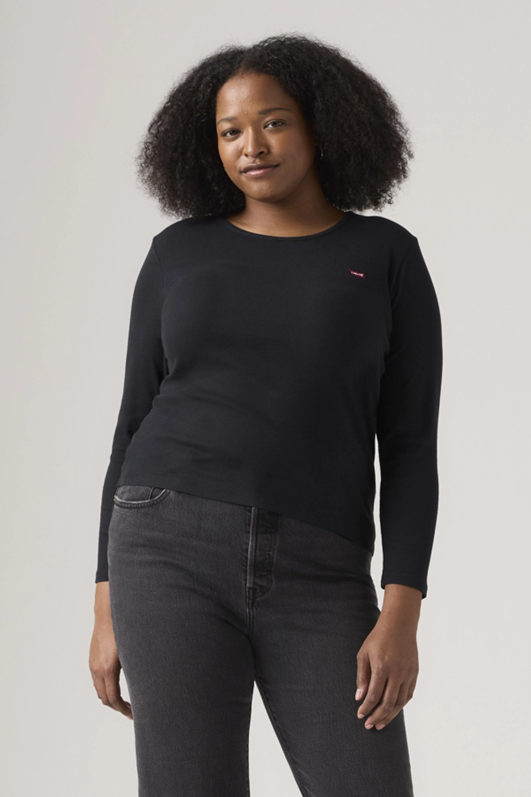 Levi's T Shirt Manche Longue Hayes (Grandes Tailles) - Femme - Noir / Anthracite Night - 4X - 2