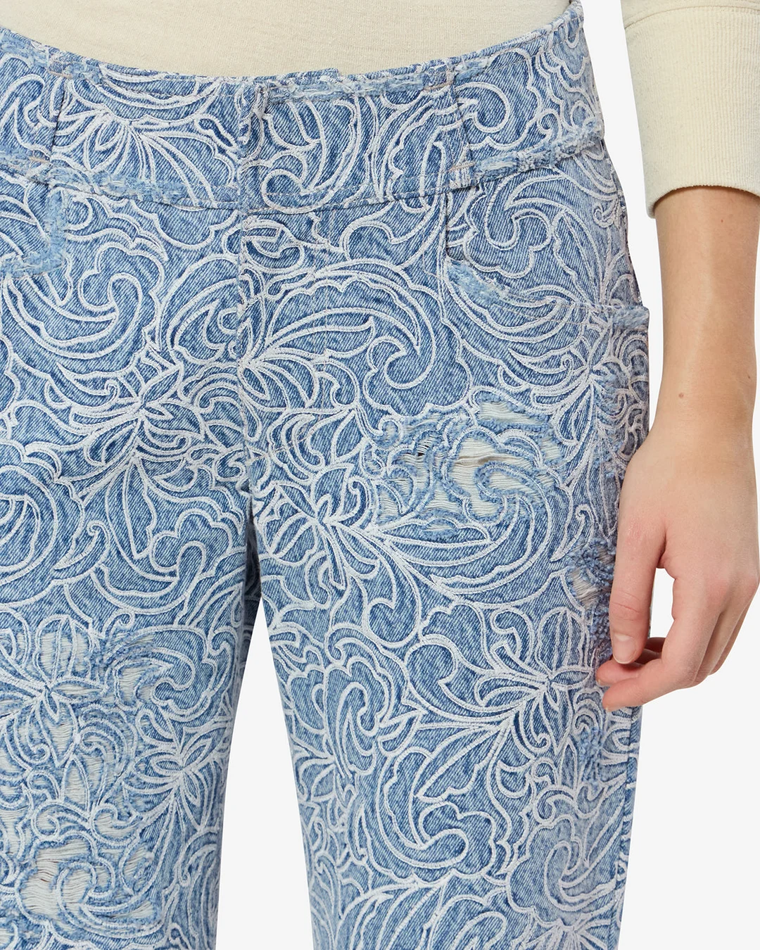 Pantalon Ombeline - Femme - Bleu - Taille 40 - 2