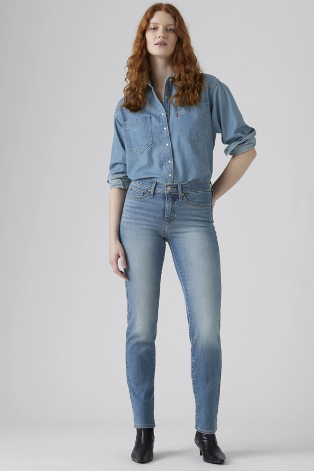 Levi's Jean 314 Galbant Straight - Femme - Bleu / Eternal Indigo Drk Tint - 33X32