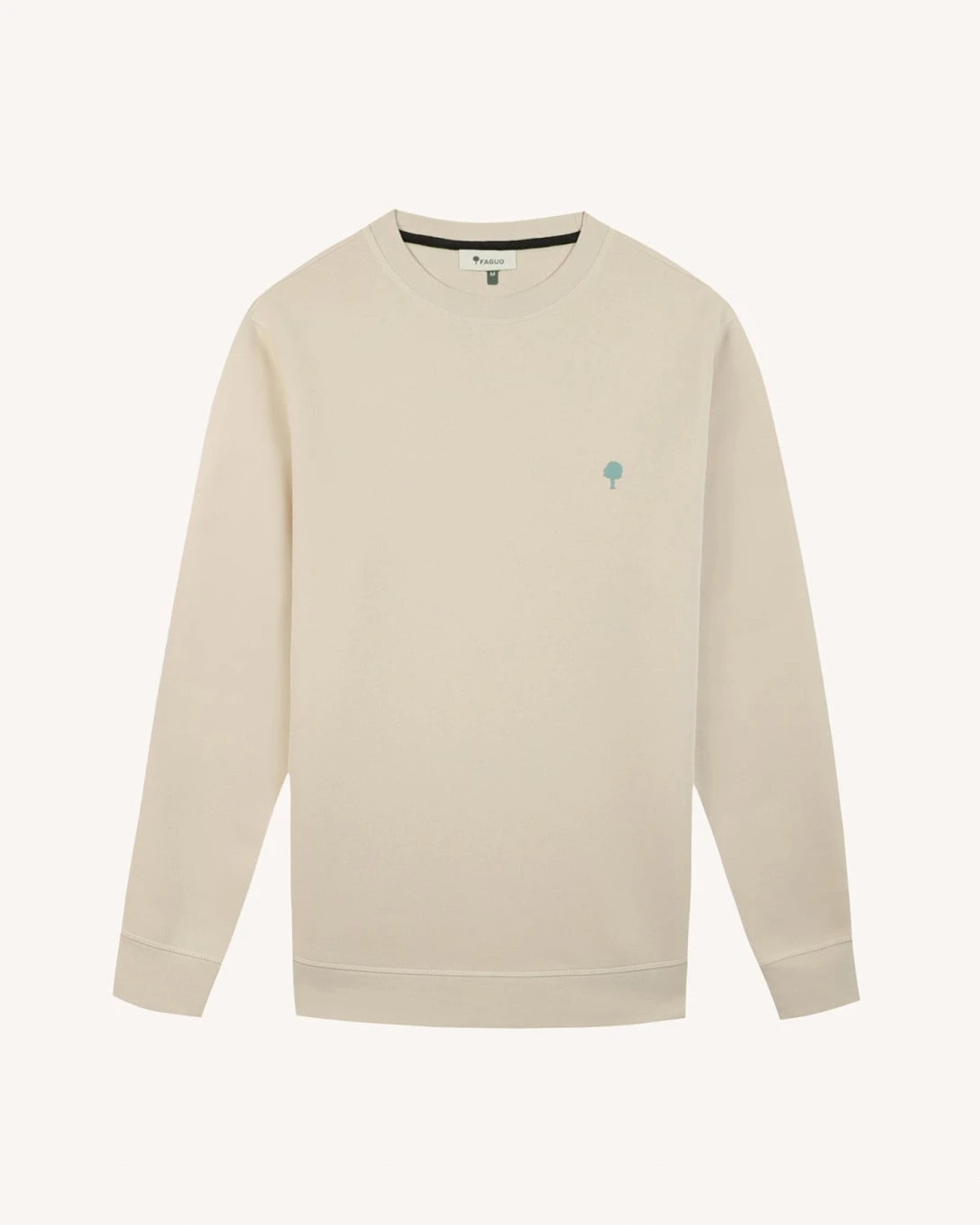 Sweat col rond vert clair grisé - DONZY - 2