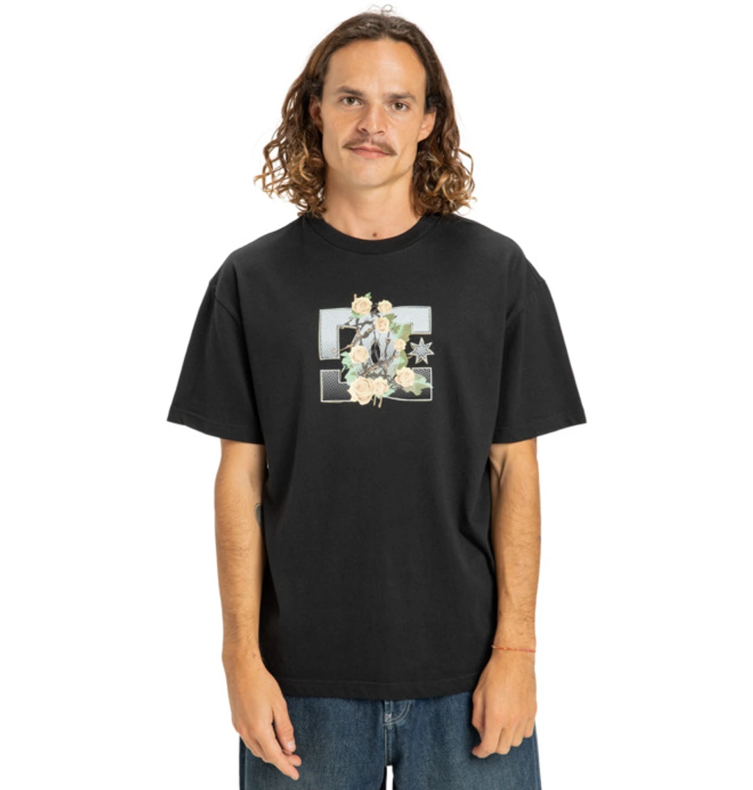 Rose And Thorn Star - T-shirt à manches courtes Noir Homme