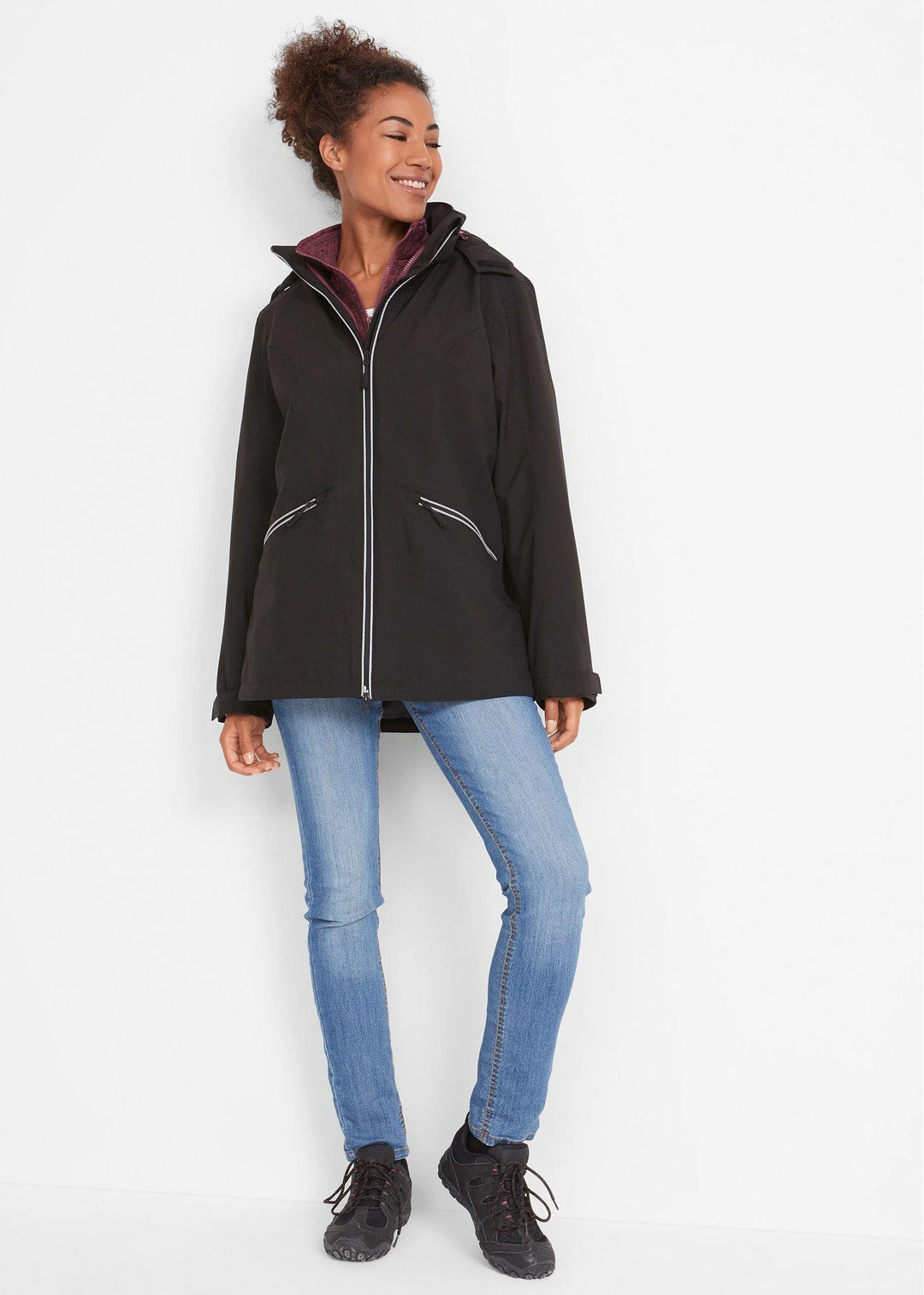 Veste outdoor technique 3en1 avec gilet intérieur en maille polaire - 2