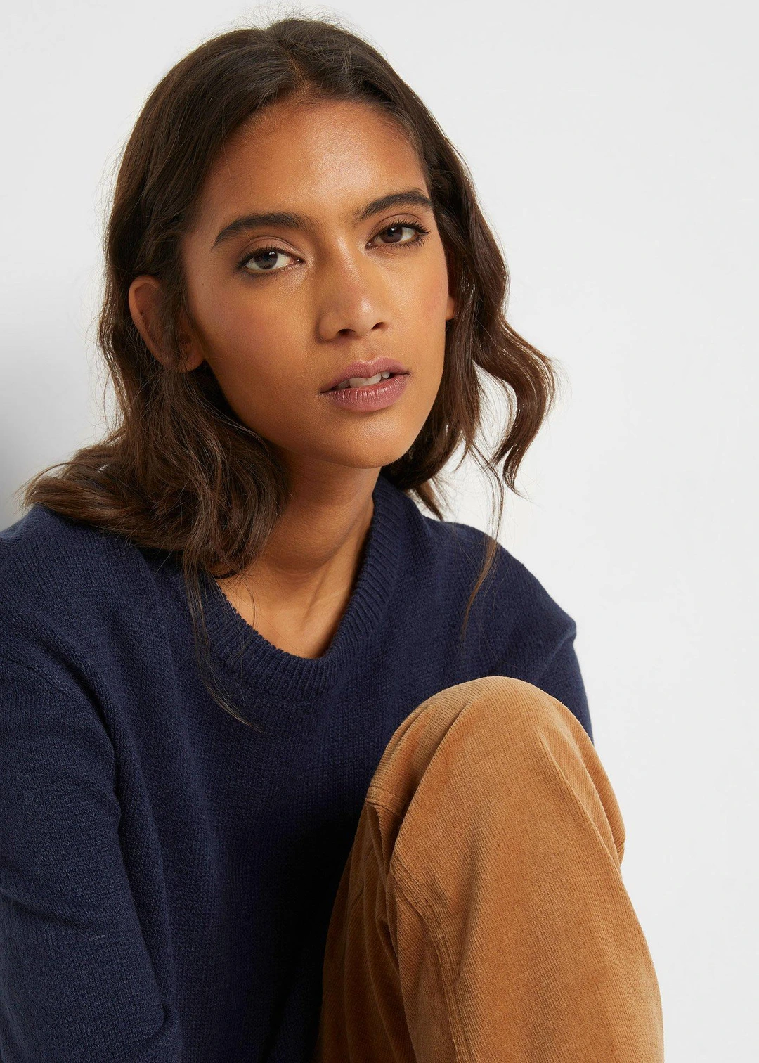 Pull col rond en maille - 3