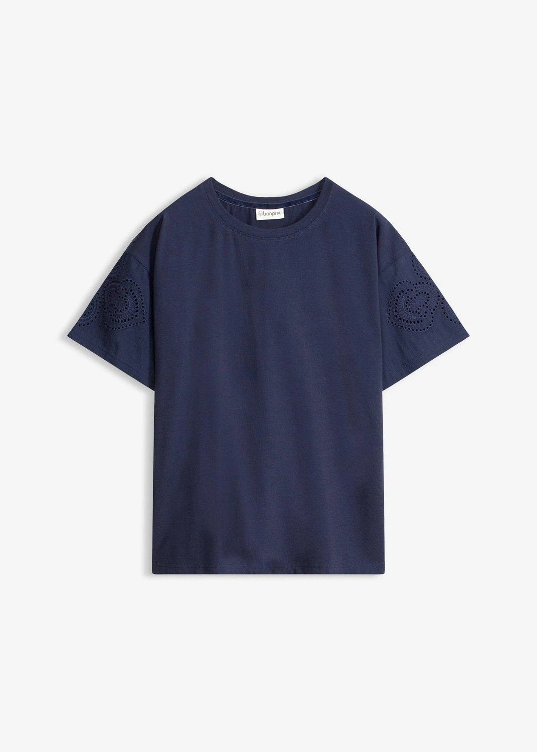 T-shirt avec broderies anglaises