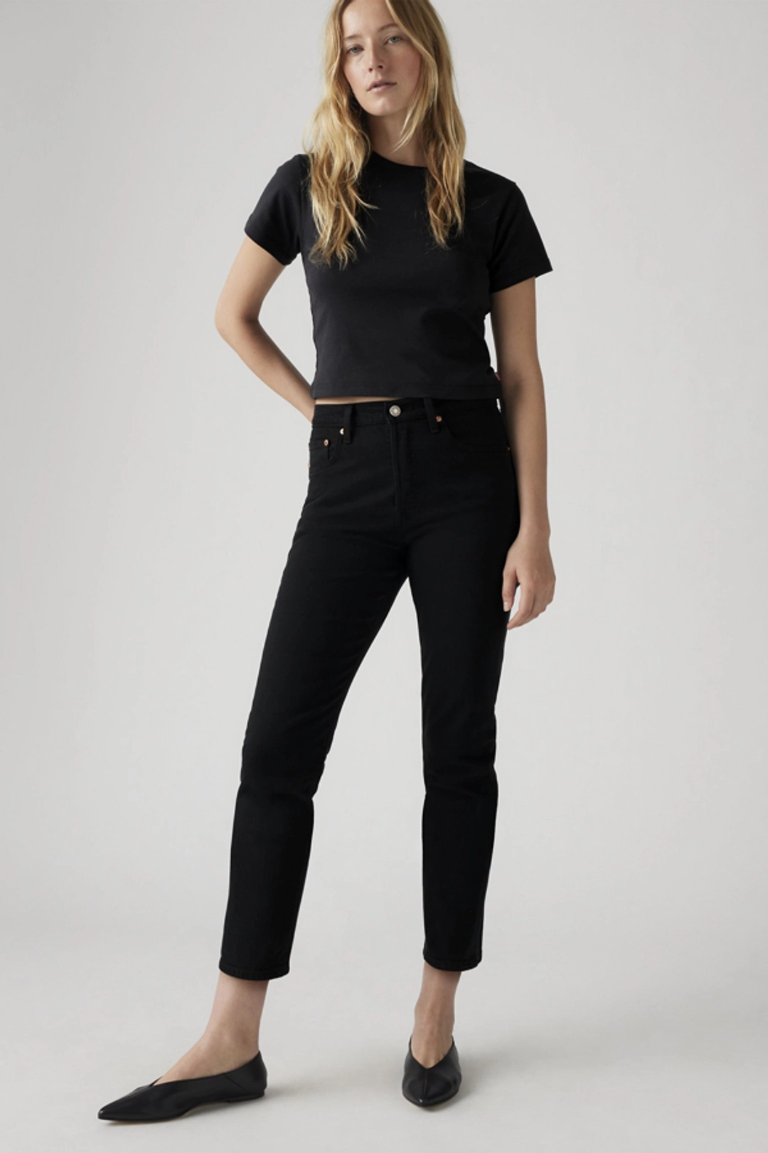 Levi's Jean Coupe Courte 501 - Femme - Noir / Black Sprout - 34X28