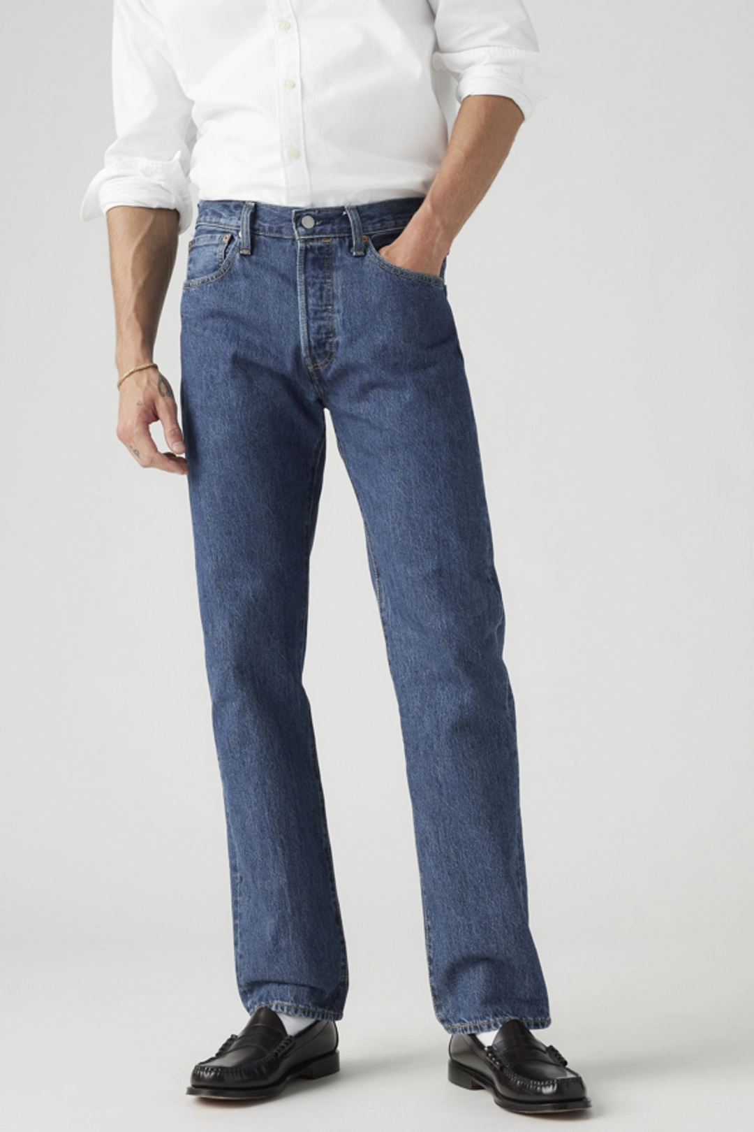 Jean Levi's 501 Original - Homme - Bleu / One Wash - 42X34 - 2