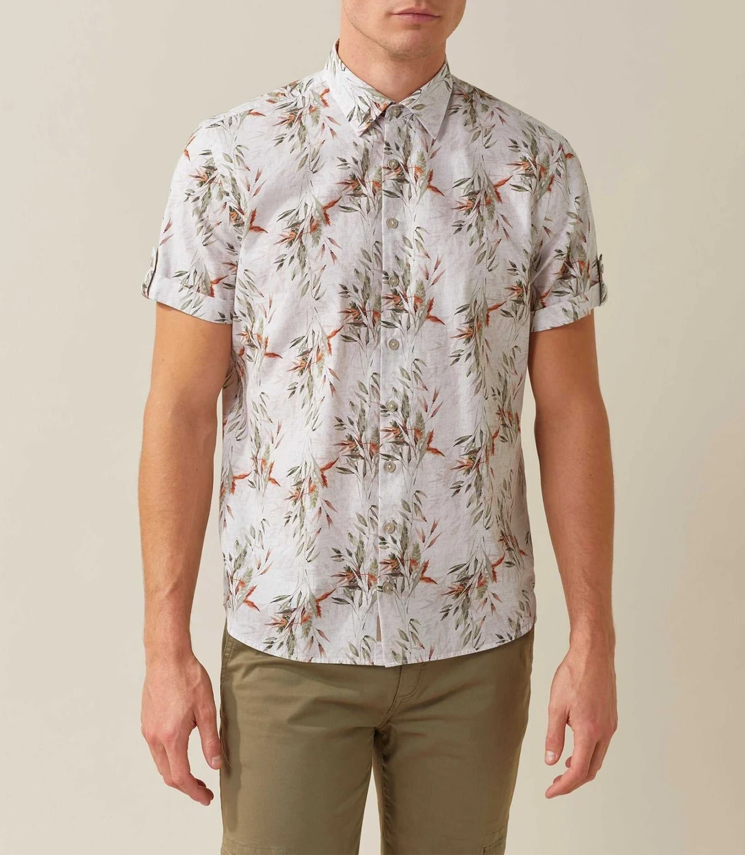 IZAC - Chemise casual kaki ''Tako''