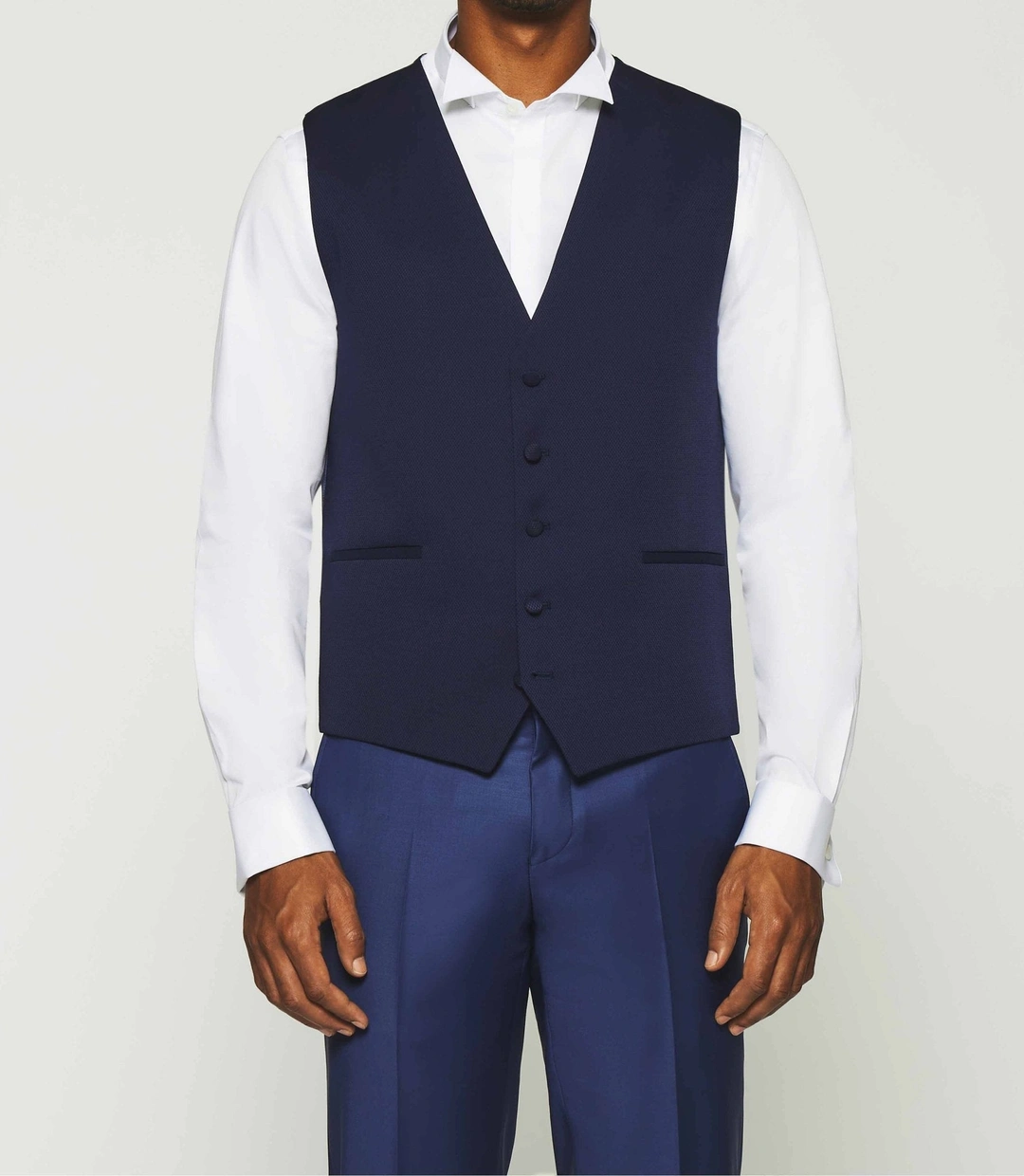 IZAC - Gilet de costume bleu JOLIE