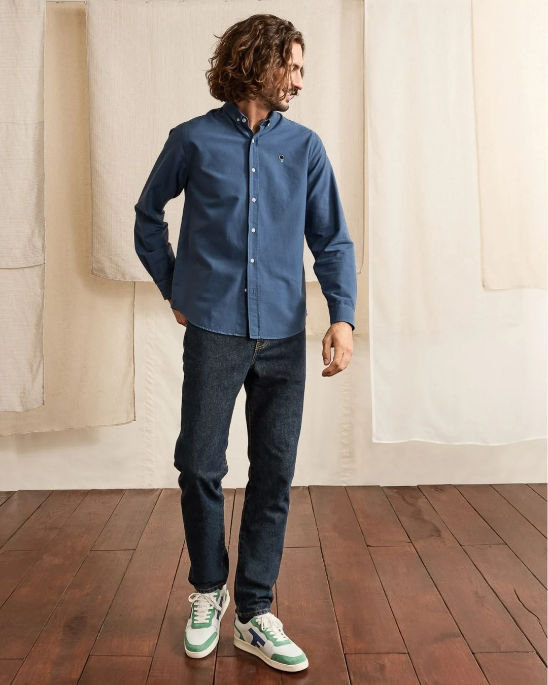 Chemise vert d'eau - IVOY