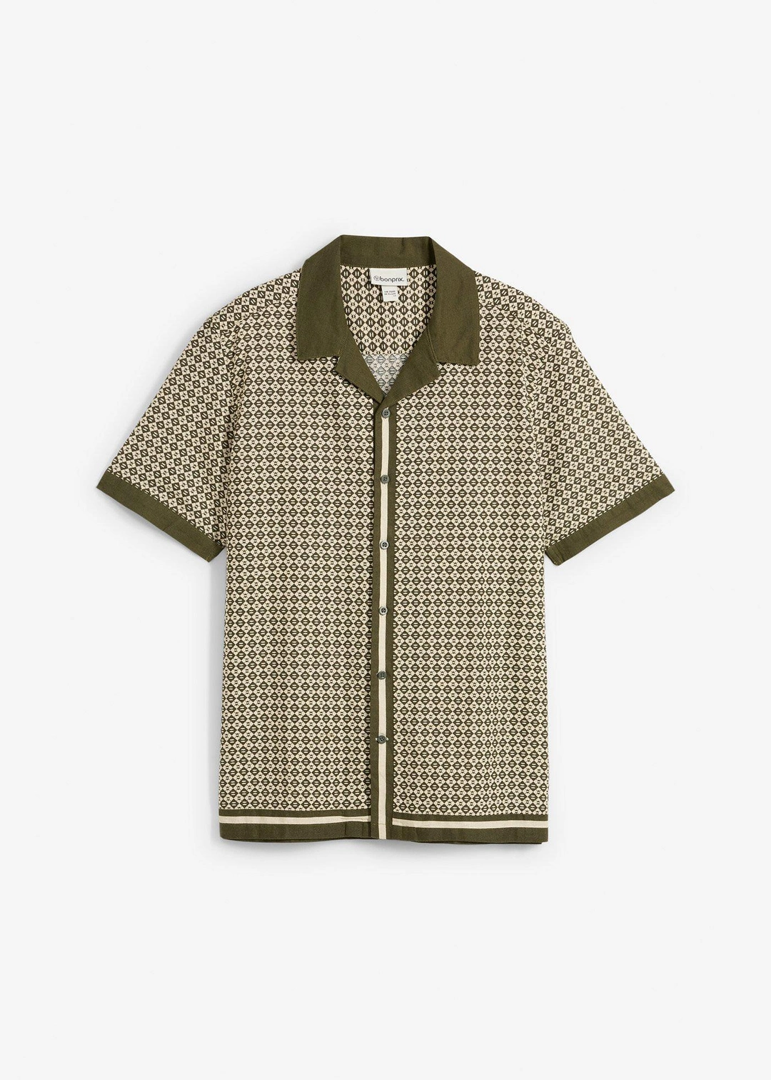 Chemise manches courtes en lin majoritaire