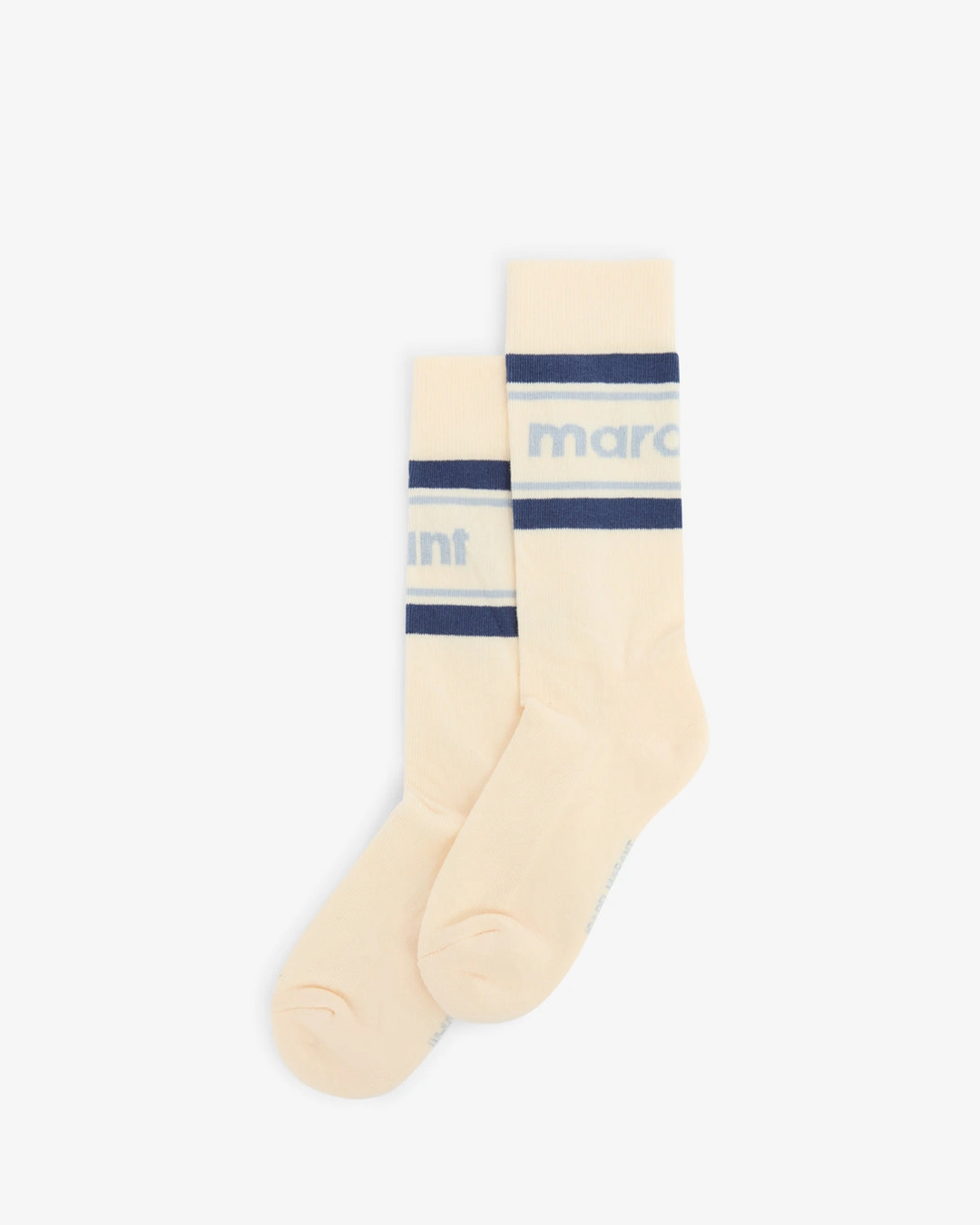 Chaussettes Dona - Homme - Écru Et Jaune
