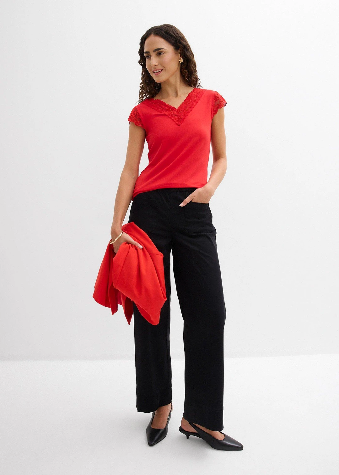 T-shirt doux en viscose extensible - 2