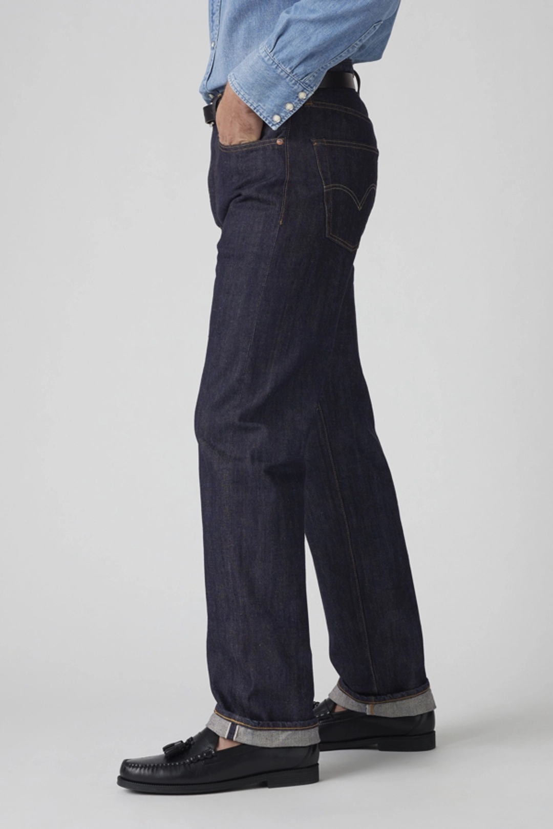 Jean 501 1947 Levi's Vintage Clothing - Homme - Bleu / Indigo Rigid - 36X32 - 2