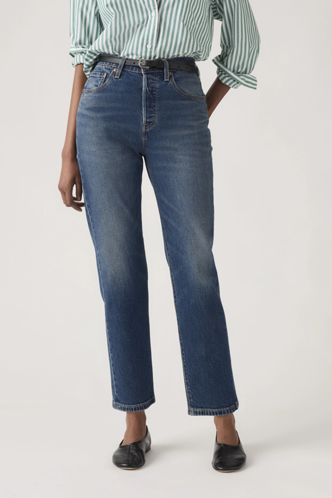 Levi's Jean 501 Crop Lightweight - Femme - Bleu / Curious Dawn Lightweight - 32X30 - 2