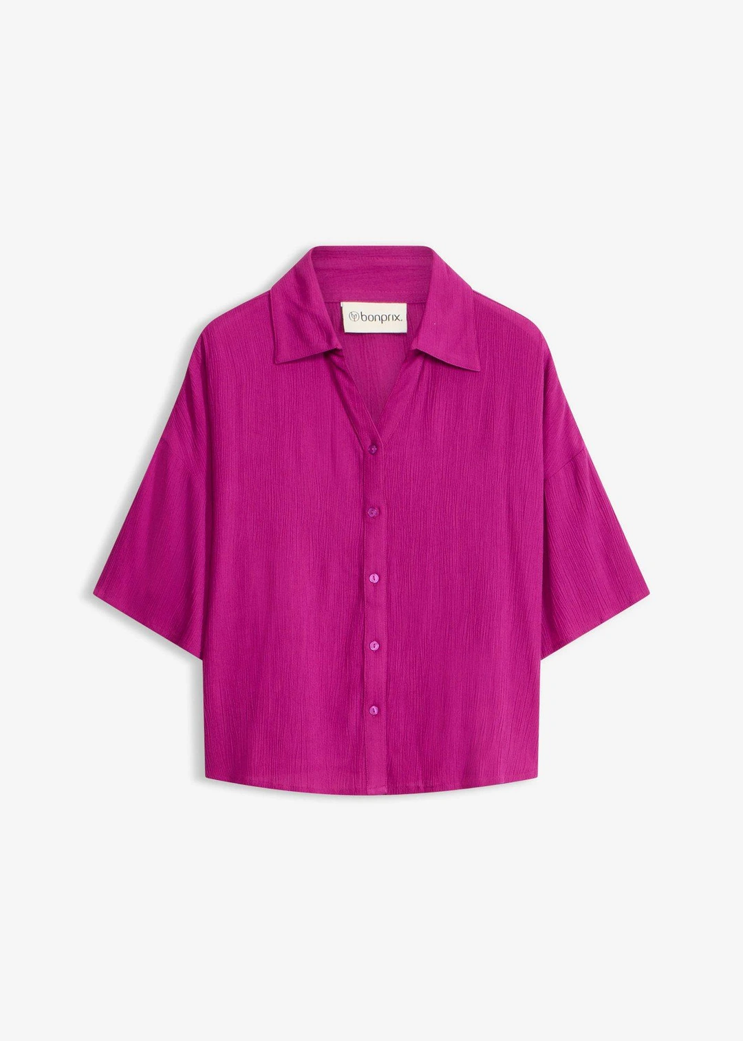 Chemisier court de plage en viscose fluide
