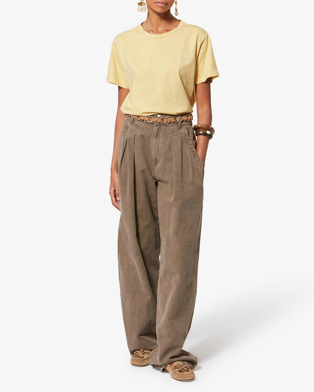 Tee Shirt Aby - Femme - Beurre-écru - Taille XL - Marant Étoile